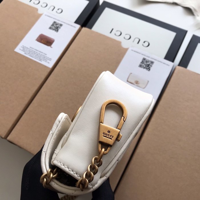 Gucci BagTypeTote Quilted Leather Shoulder Bag Black 01A 2