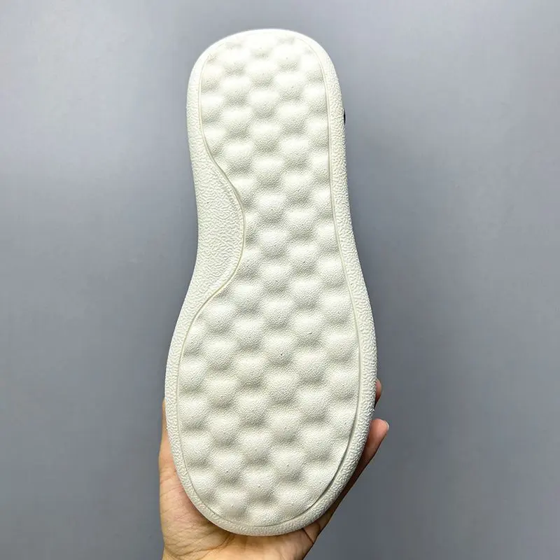 BB3558爆款皮面运动板鞋休闲男鞋旋转扣潮鞋 白色