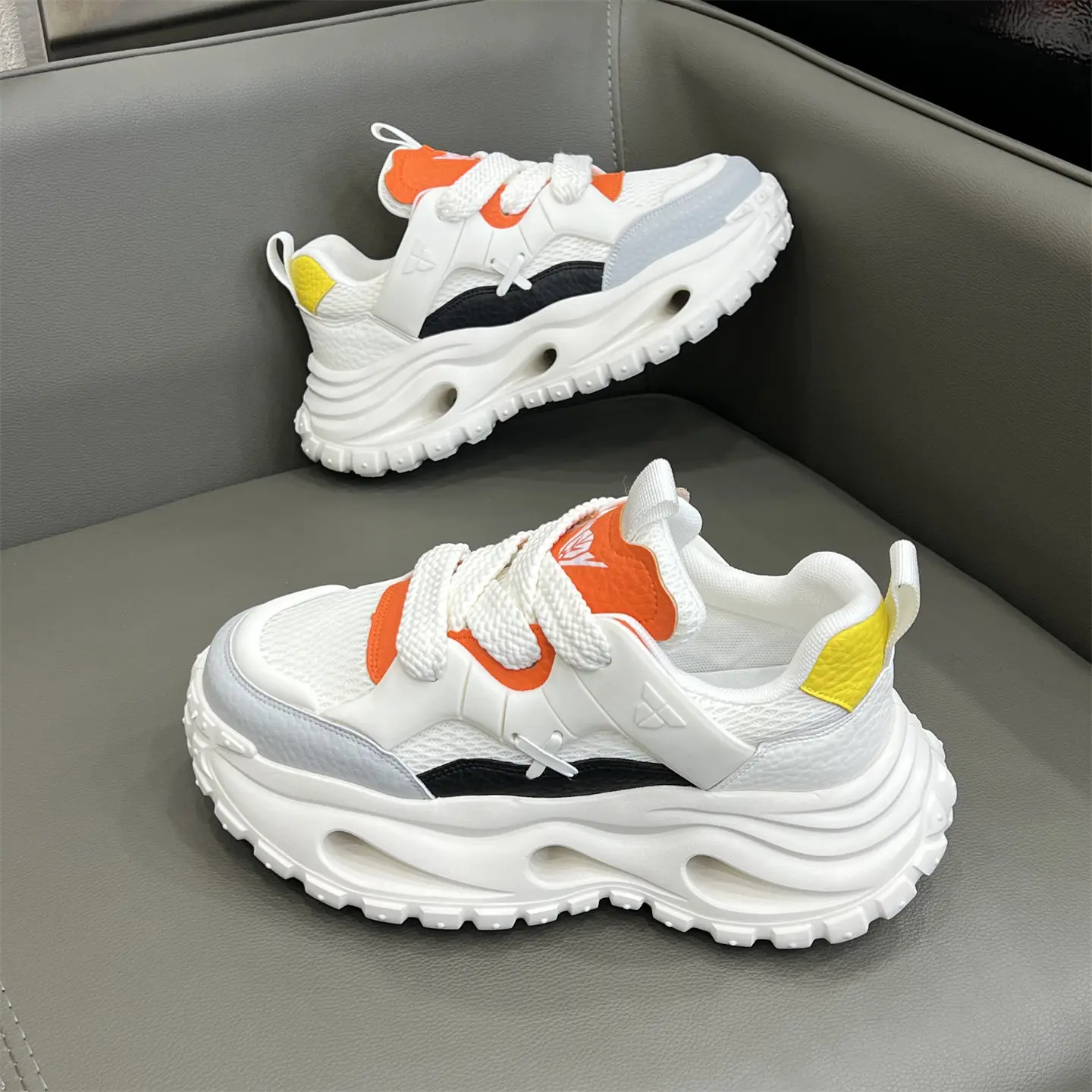 爆款休闲男鞋厚底运动潮鞋老爹鞋39-44