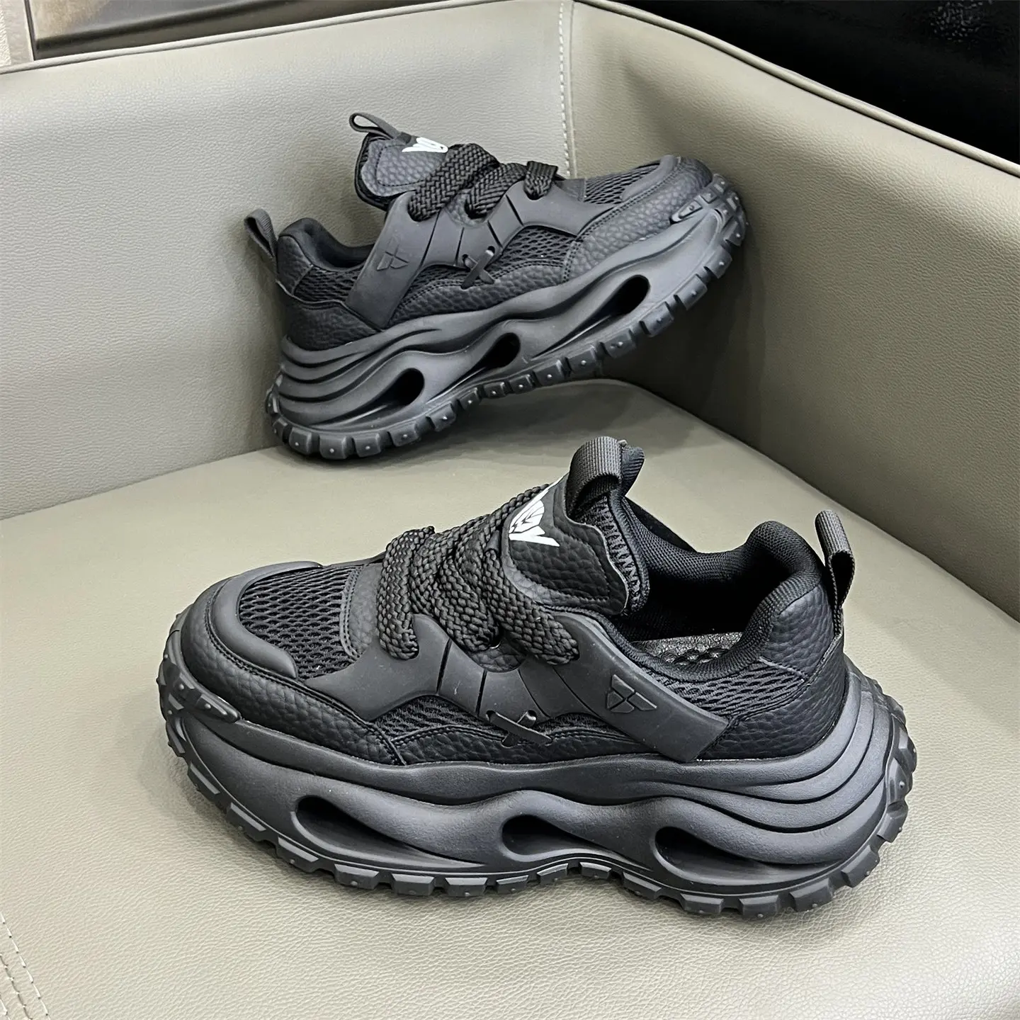 爆款休闲男鞋厚底运动潮鞋老爹鞋39-44