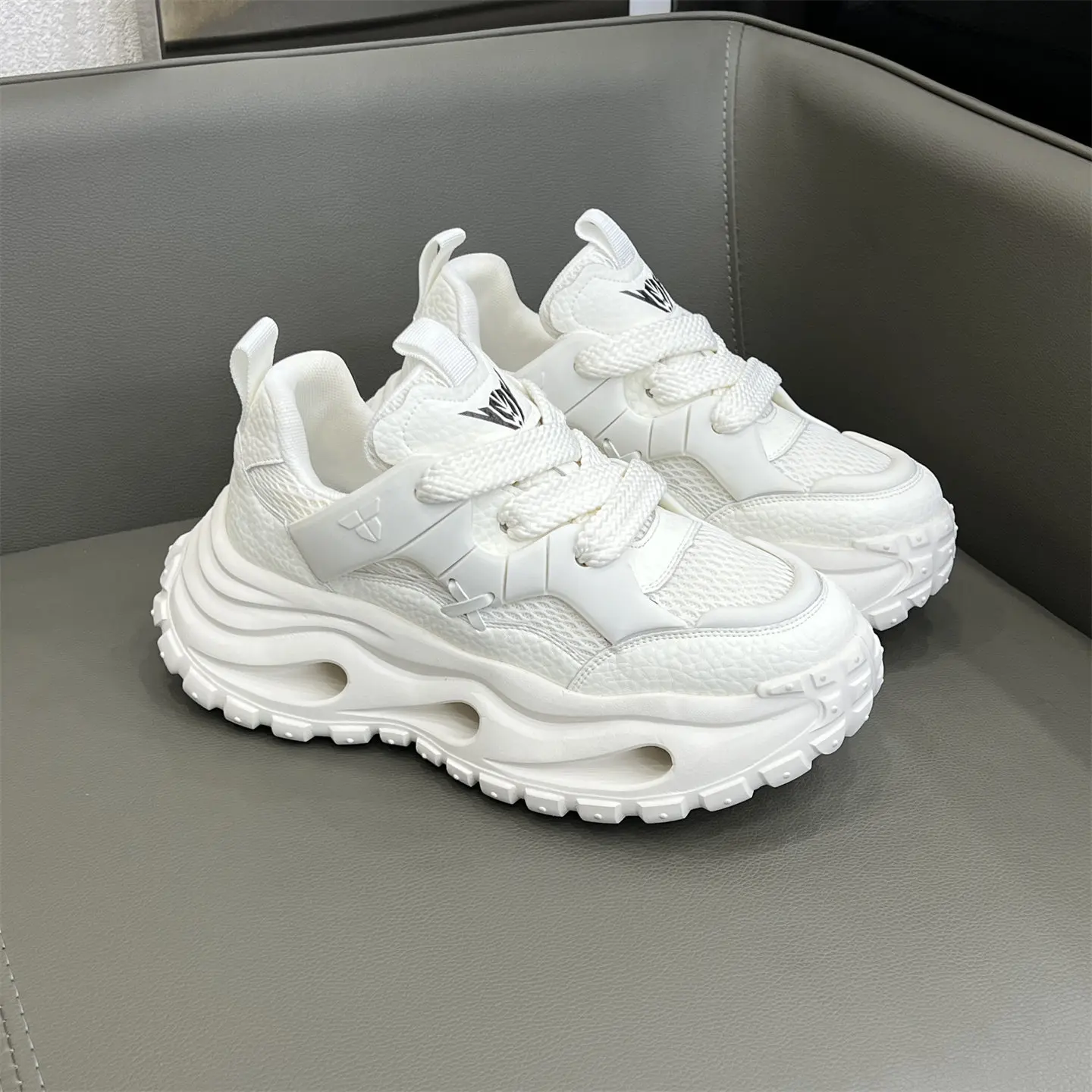 爆款休闲男鞋厚底运动潮鞋老爹鞋39-44