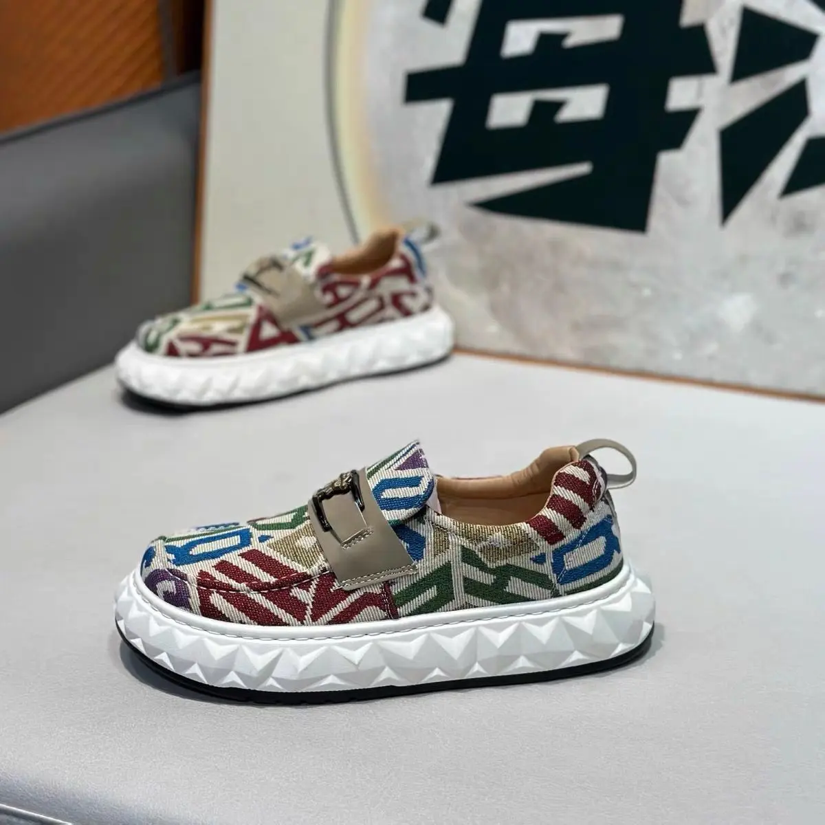 爆款休闲布鞋潮鞋39-44 红色 米色 灰色