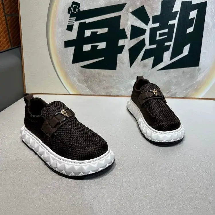 爆款休闲男鞋阿甘鞋网面透气一脚蹬潮鞋