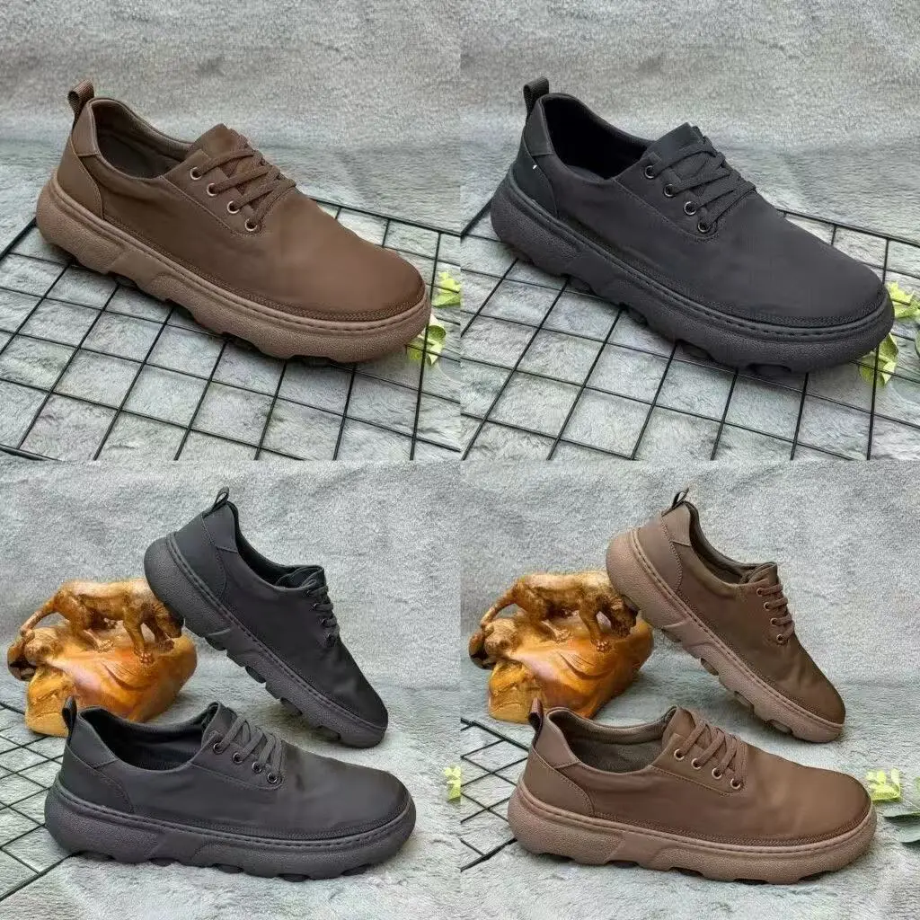 夏季爆款休闲男鞋布鞋39-44 黑色，棕色，