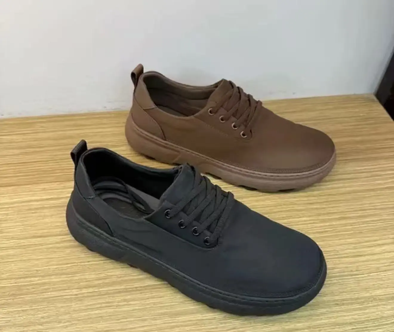 夏季爆款休闲男鞋布鞋39-44 黑色，棕色，