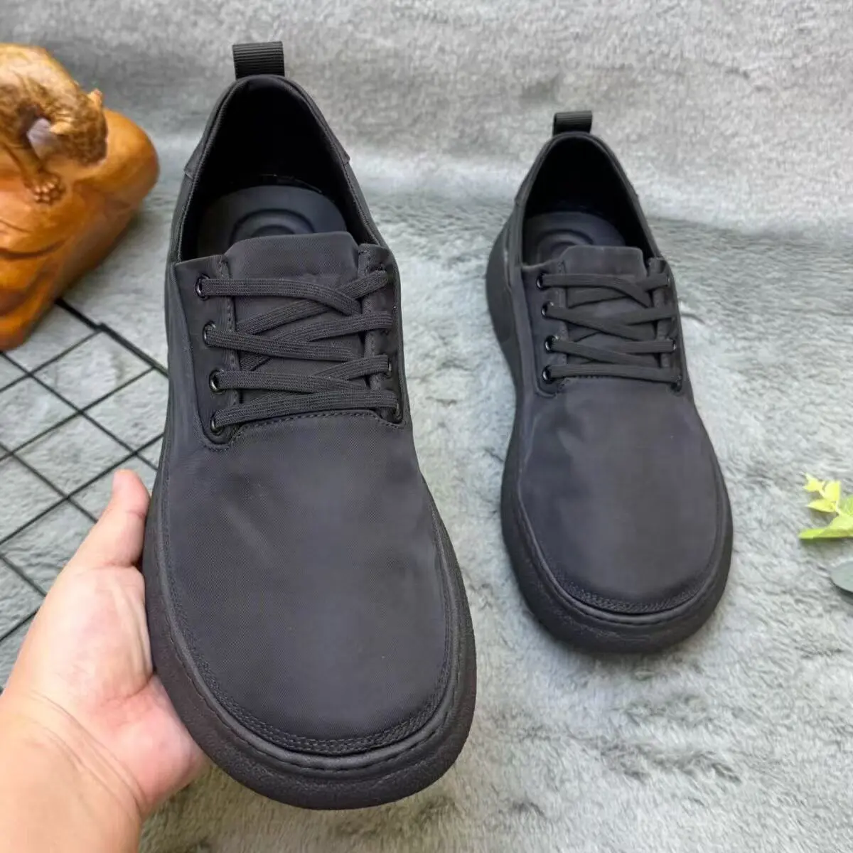 夏季爆款休闲男鞋布鞋39-44 黑色，棕色，