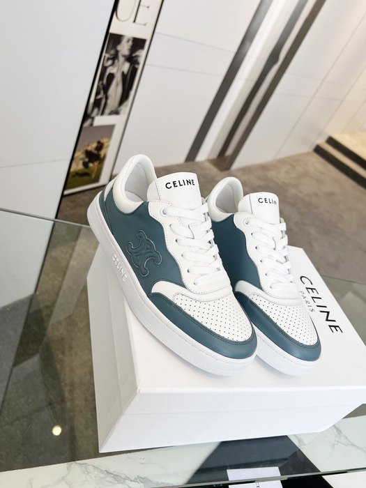 Celine Triomphe Low top Lace Green